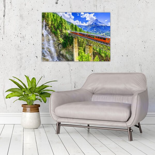 Slika - Matterhorn, Zermatt, Valais, Švica (70x50 cm)