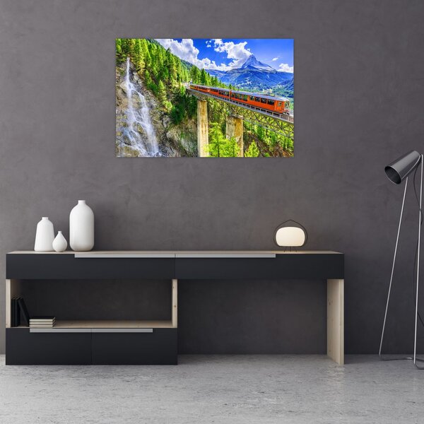 Slika - Matterhorn, Zermatt, Valais, Švica (90x60 cm)