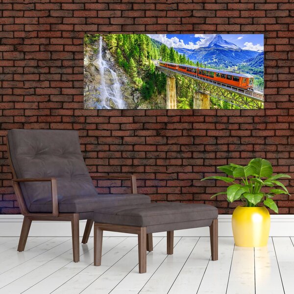 Slika - Matterhorn, Zermatt, Valais, Švica (120x50 cm)