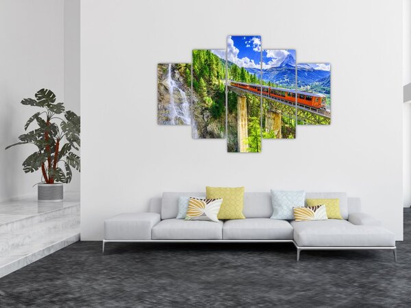 Slika - Matterhorn, Zermatt, Valais, Švica (150x105 cm)