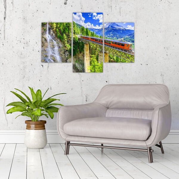 Slika - Matterhorn, Zermatt, Valais, Švica (90x60 cm)