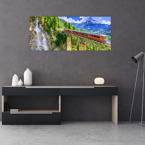 Slika - Matterhorn, Zermatt, Valais, Švica (120x50 cm)