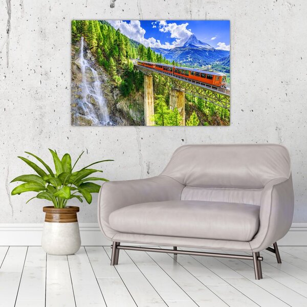 Slika - Matterhorn, Zermatt, Valais, Švica (90x60 cm)
