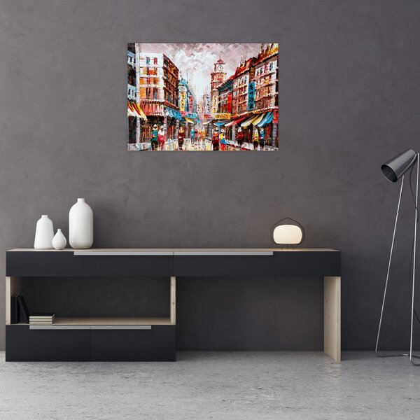 Slika - Hong Kong, oljna slika (70x50 cm)