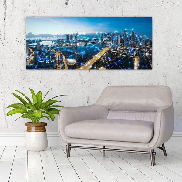 Slika - Mestno omrežje (120x50 cm)