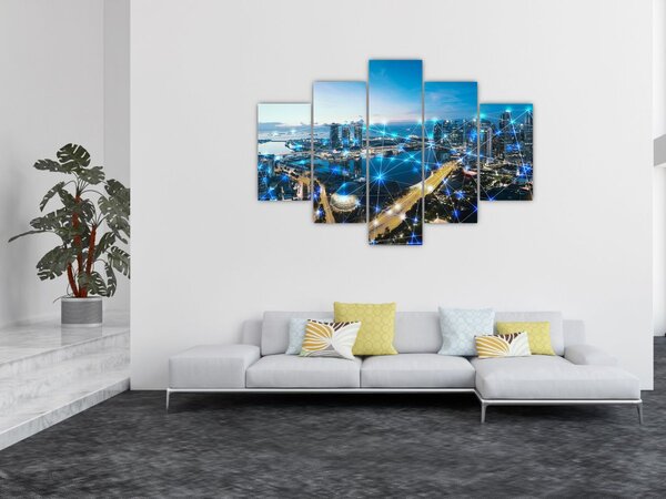 Slika - Mestno omrežje (150x105 cm)