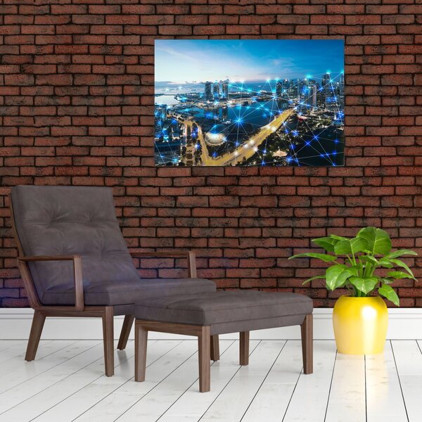 Slika - Mestno omrežje (90x60 cm)