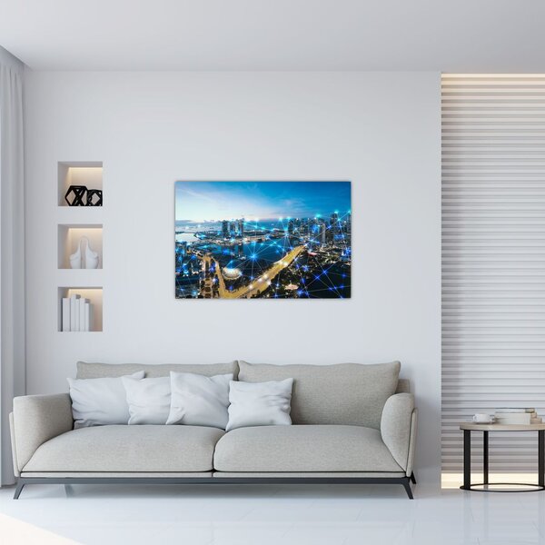 Slika - Mestno omrežje (90x60 cm)