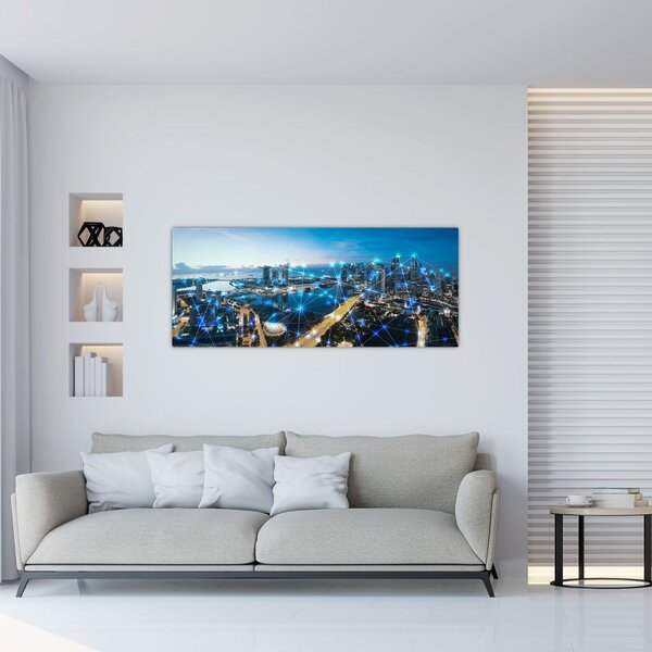 Slika - Mestno omrežje (120x50 cm)