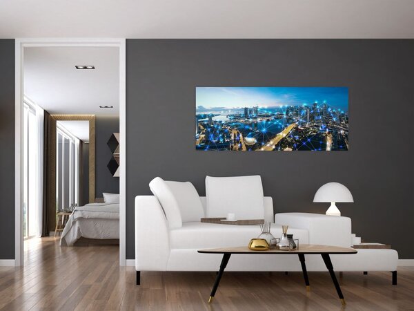 Slika - Mestno omrežje (120x50 cm)