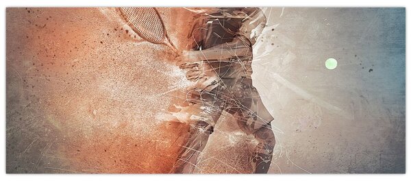 Slika - Teniški igralec (120x50 cm)