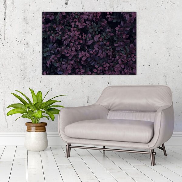 Slika temno rdečih listov (90x60 cm)