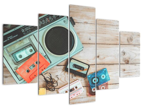 Slika - Retro radio (150x105 cm)