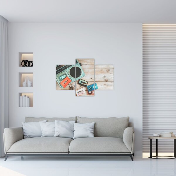 Slika - Retro radio (90x60 cm)