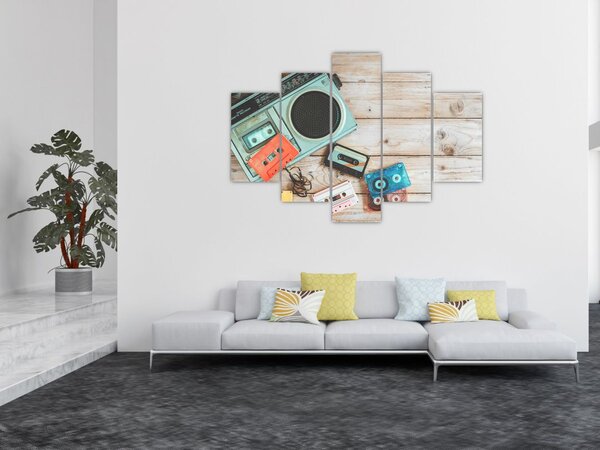 Slika - Retro radio (150x105 cm)