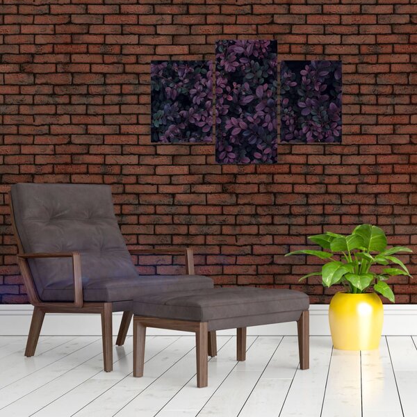 Slika temno rdečih listov (90x60 cm)