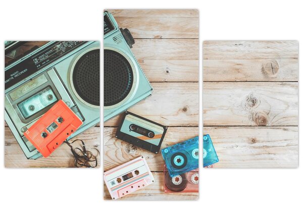 Slika - Retro radio (90x60 cm)