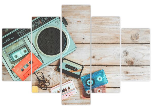 Slika - Retro radio (150x105 cm)