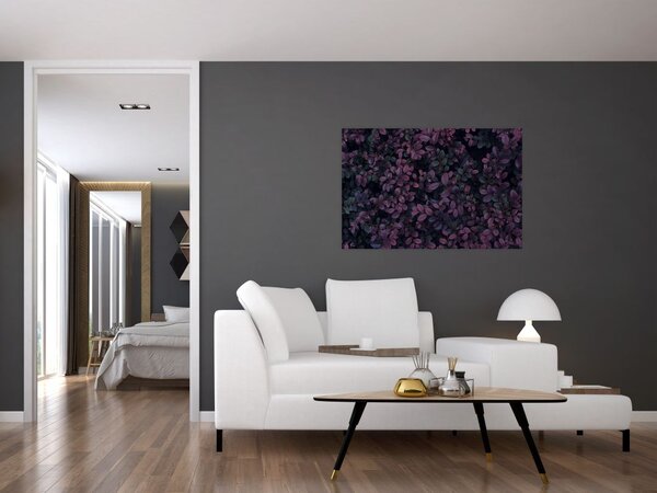 Slika temno rdečih listov (90x60 cm)