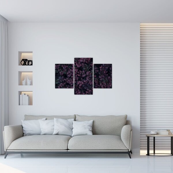 Slika temno rdečih listov (90x60 cm)
