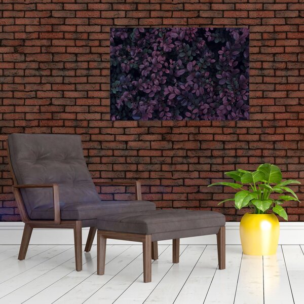 Slika temno rdečih listov (90x60 cm)