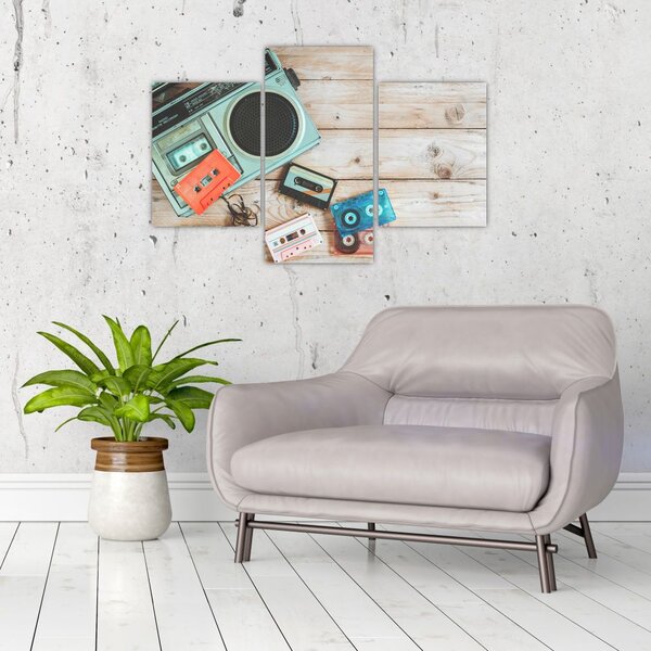 Slika - Retro radio (90x60 cm)