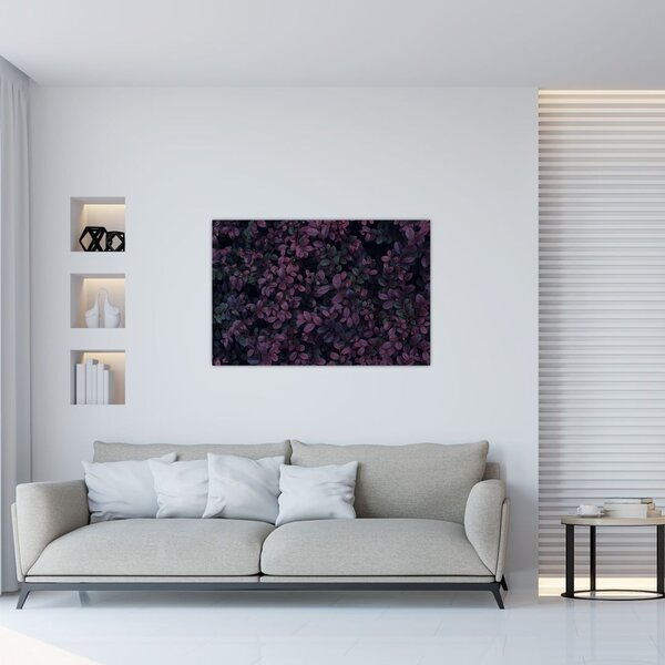 Slika temno rdečih listov (90x60 cm)