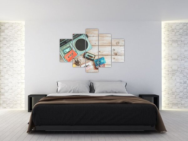 Slika - Retro radio (150x105 cm)