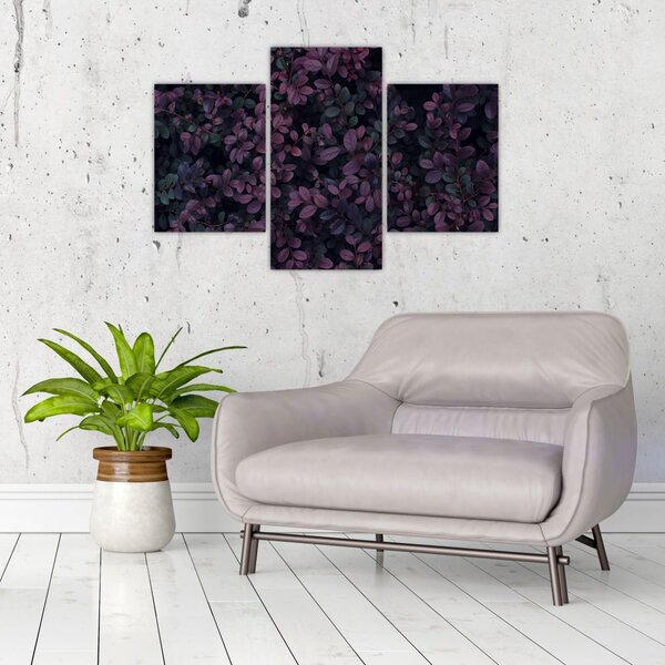 Slika temno rdečih listov (90x60 cm)