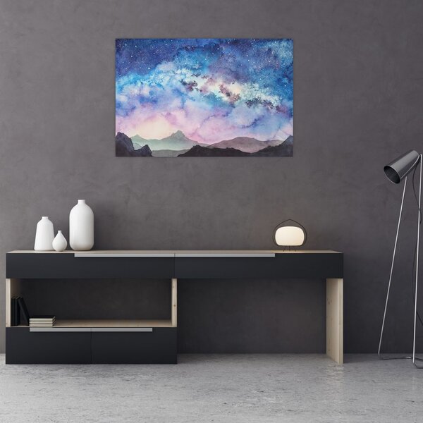 Slika - Mlečna cesta, akvarel (90x60 cm)
