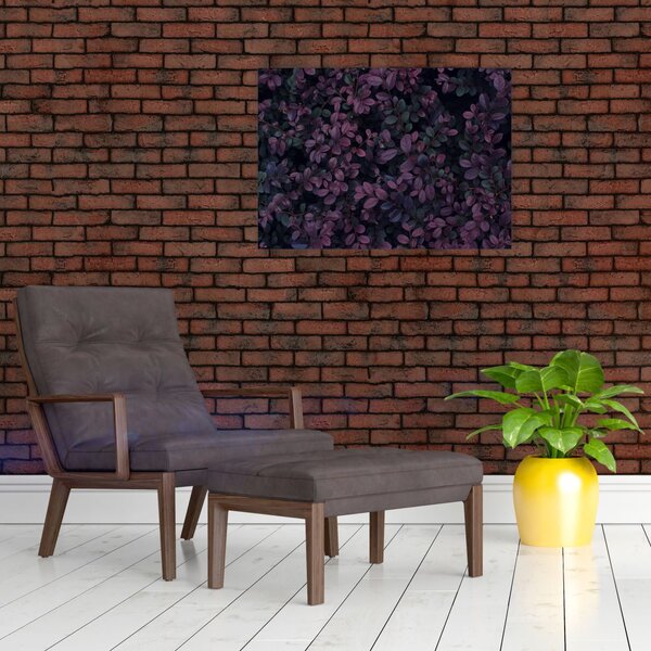 Slika temno rdečih listov (70x50 cm)