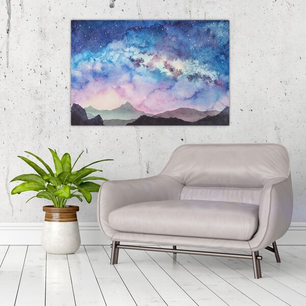 Slika - Mlečna cesta, akvarel (90x60 cm)