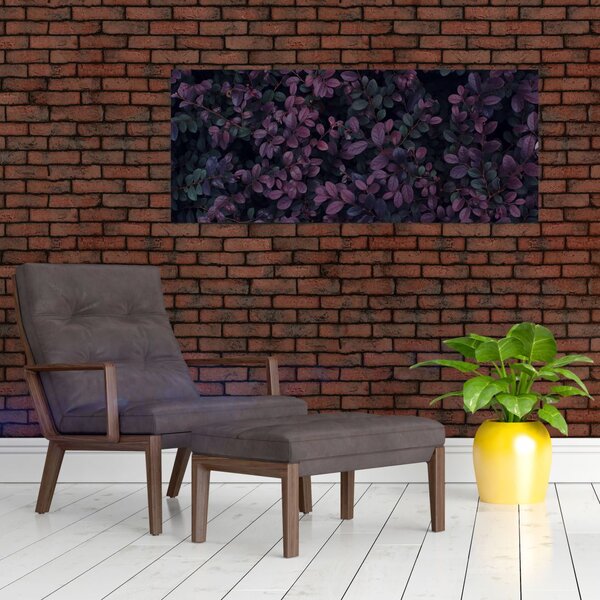 Slika temno rdečih listov (120x50 cm)