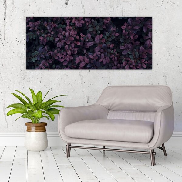 Slika temno rdečih listov (120x50 cm)