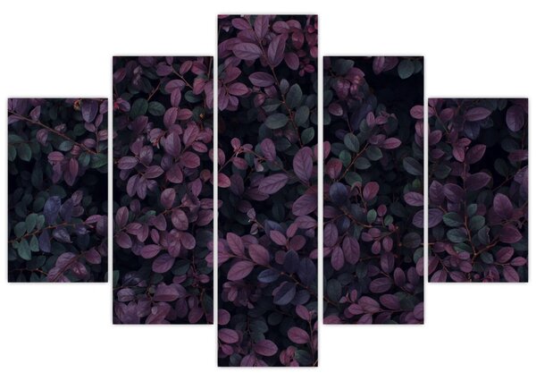 Slika temno rdečih listov (150x105 cm)