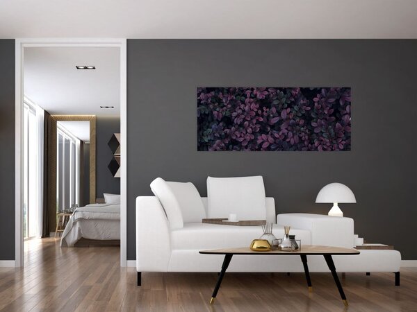 Slika temno rdečih listov (120x50 cm)