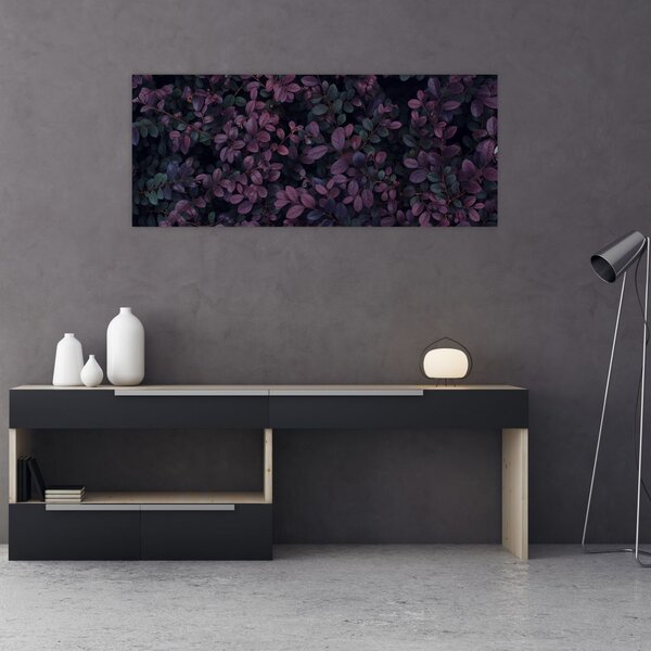 Slika temno rdečih listov (120x50 cm)