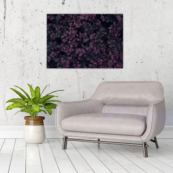 Slika temno rdečih listov (70x50 cm)