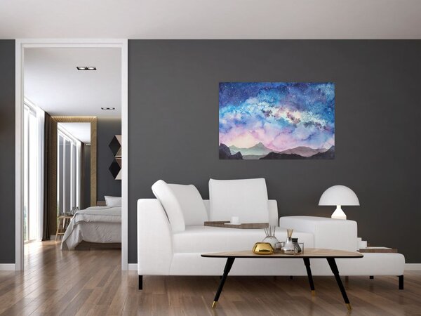 Slika - Mlečna cesta, akvarel (90x60 cm)