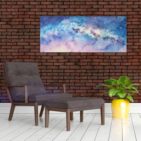 Slika - Mlečna cesta, akvarel (120x50 cm)