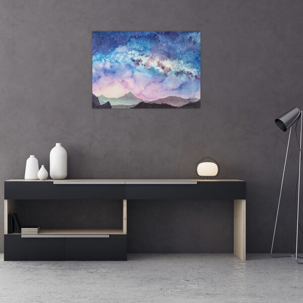 Slika - Mlečna cesta, akvarel (70x50 cm)