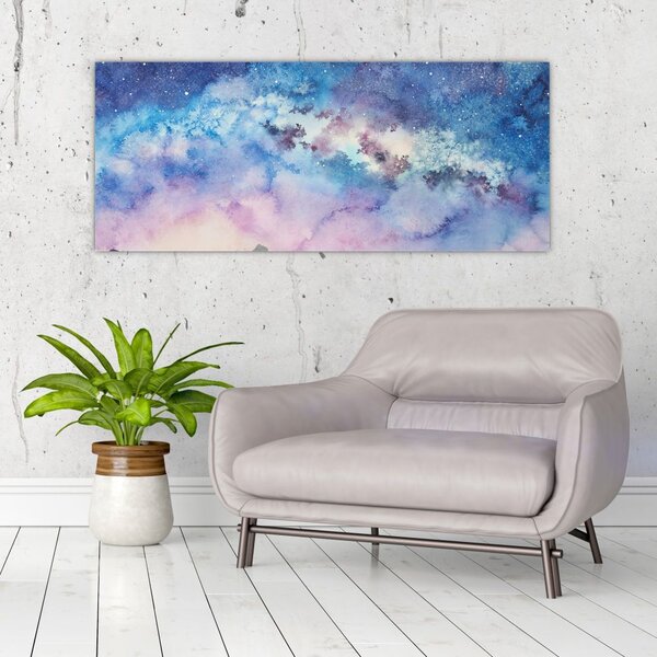 Slika - Mlečna cesta, akvarel (120x50 cm)