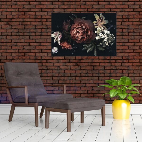 Slika - Temne rože (90x60 cm)
