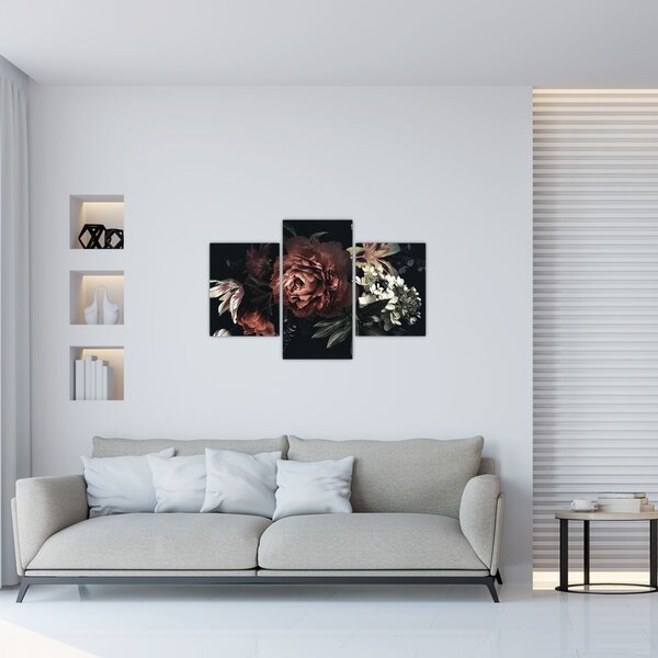 Slika - Temne rože (90x60 cm)