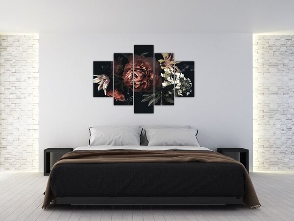 Slika - Temne rože (150x105 cm)