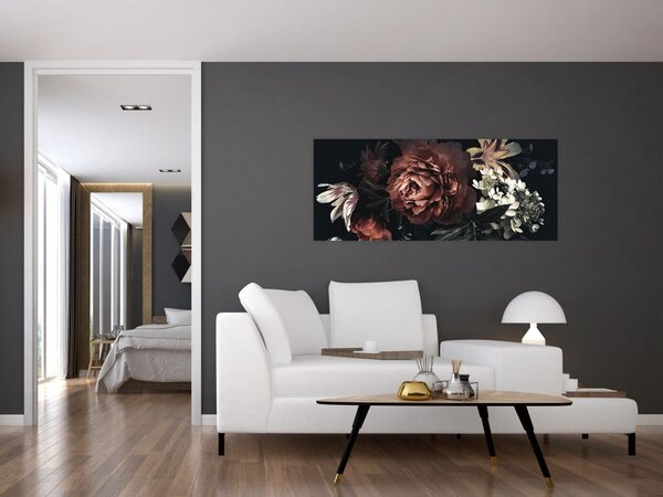 Slika - Temne rože (120x50 cm)
