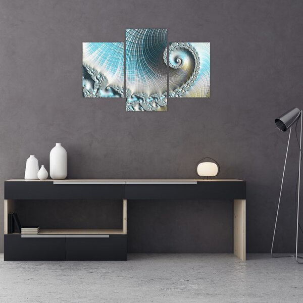 Teksturirana spiralna slika (90x60 cm)