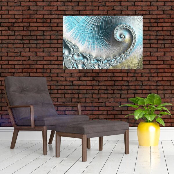 Teksturirana spiralna slika (90x60 cm)