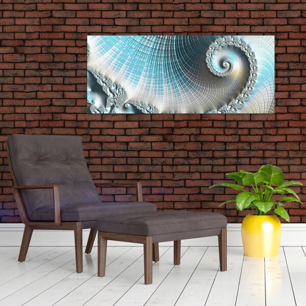 Teksturirana spiralna slika (120x50 cm)