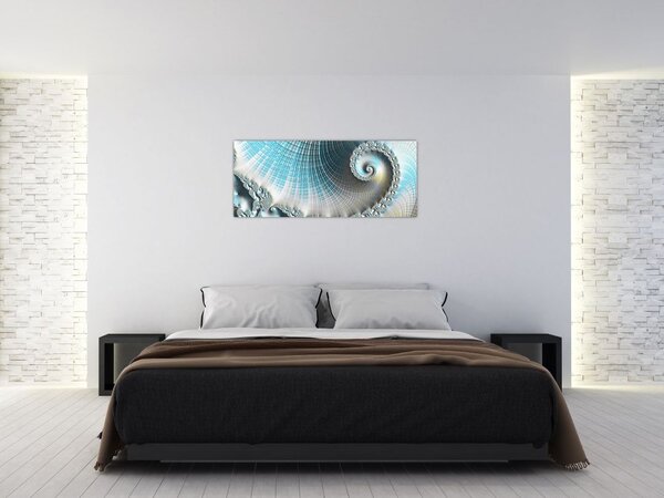 Teksturirana spiralna slika (120x50 cm)